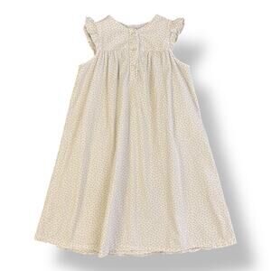 Red‎ Beans Girls Floral Buttoned Dress Size 6 White Purple Boho Cottagecore